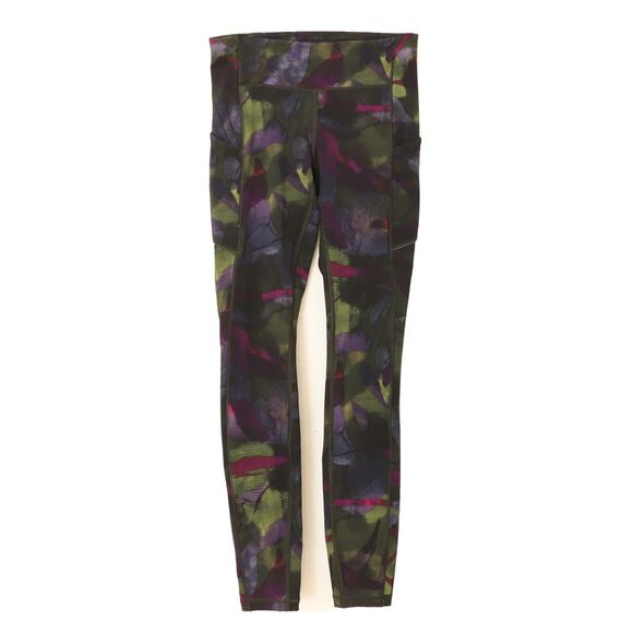 LULULEMON Speed Up Tight 4 Aura Dark Chrome Multi Run Train Pant EUC B84 - Picture 2 of 5